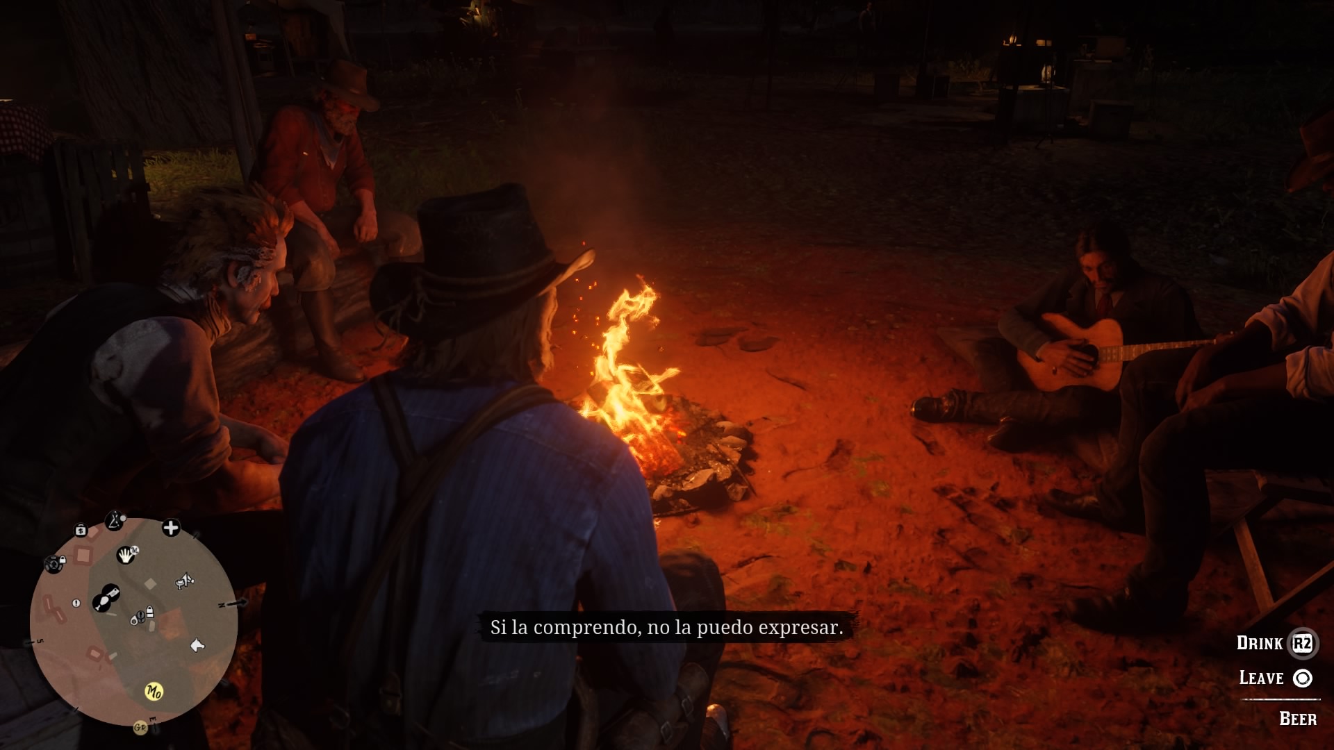 Read Dead Redemption 2 screenshot campfire