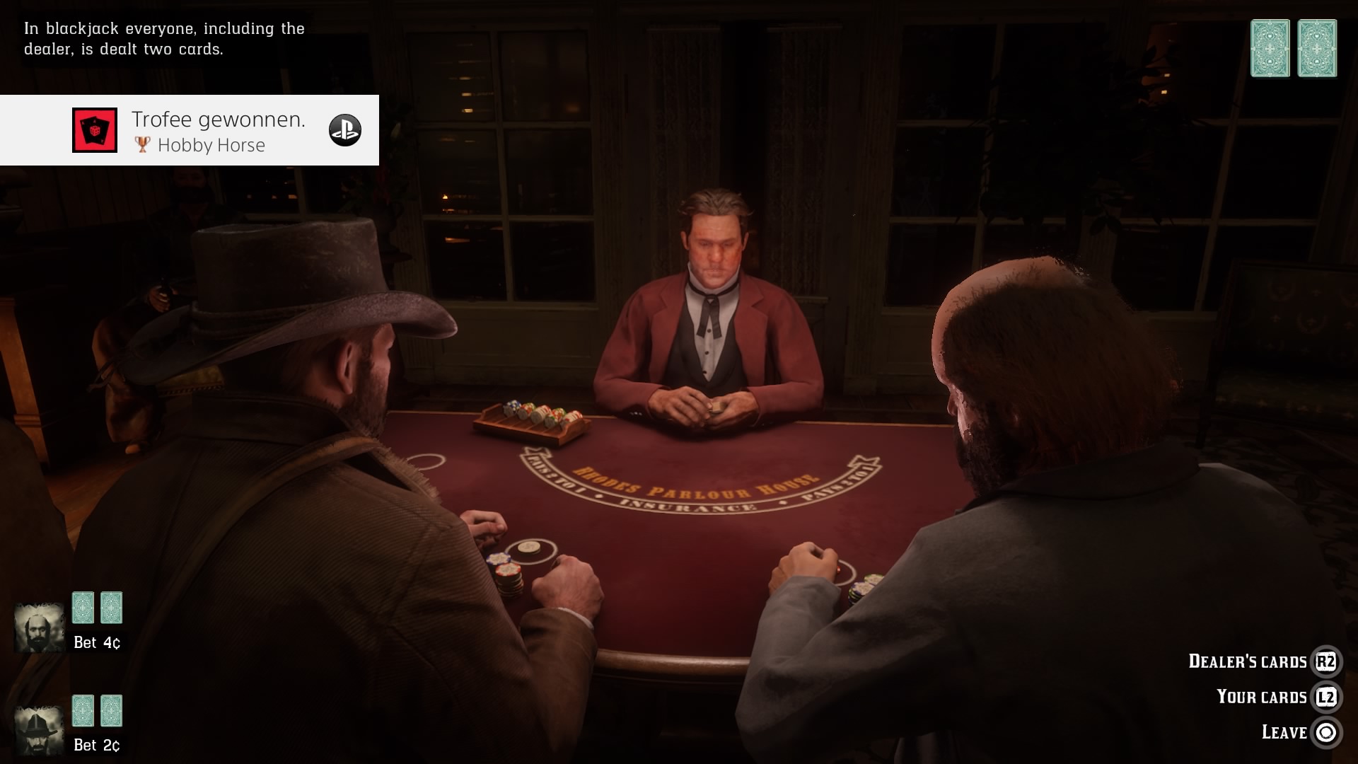 Read Dead Redemption 2 screenshot gambling